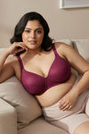Zivame True Curv Lightly Lined Wired High 3/4Th Coverage Super Support - Beet Red — thumbnail 5